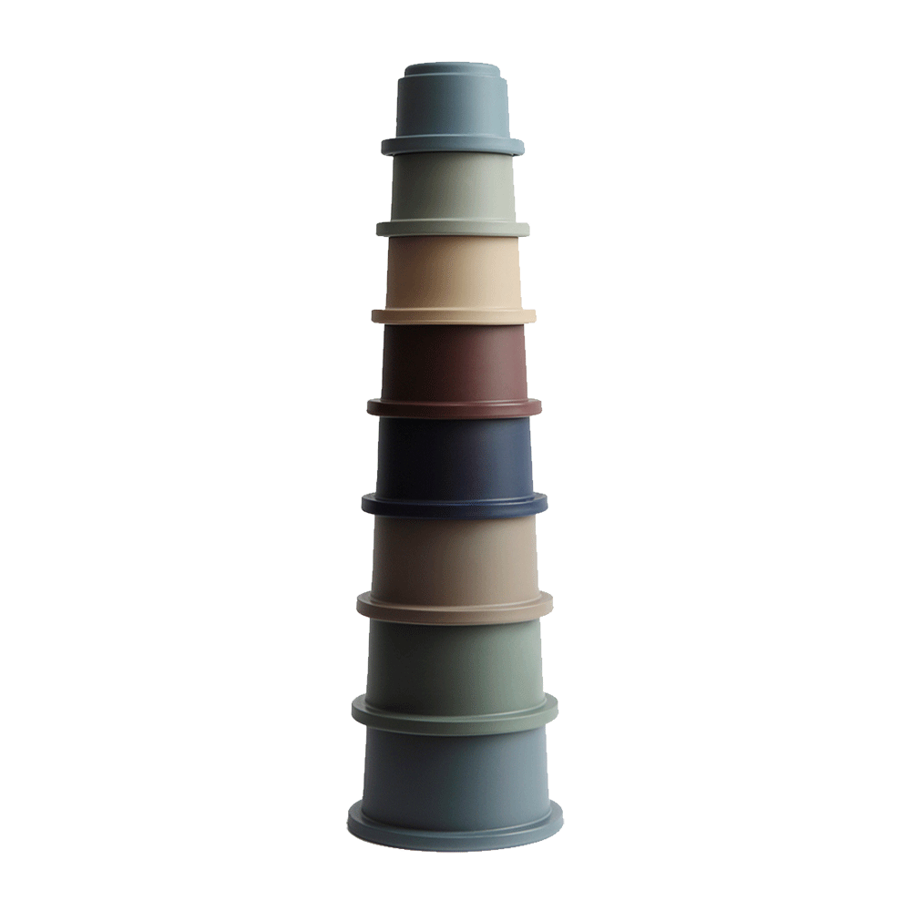 Mushie Stacking cups Forrest